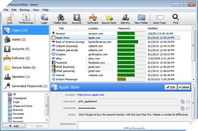 6 ứng dụng giúp bạn kiểm soát mật khẩu tiện lợi nhất hiện nay
