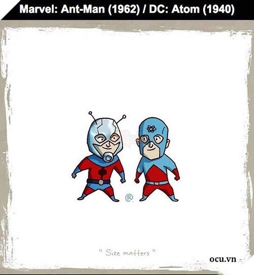 Những nhân vật tương đồng với nhau của DC comics và Marvel 23