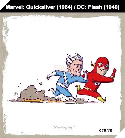 Những nhân vật tương đồng với nhau của DC comics và Marvel 12