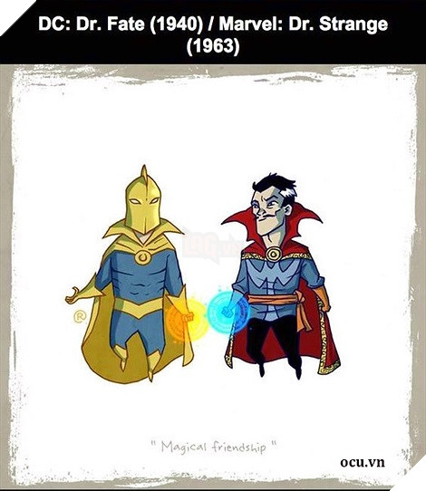 Những nhân vật tương đồng với nhau của DC comics và Marvel 10