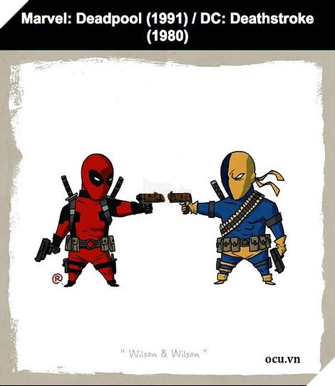 Những nhân vật tương đồng với nhau của DC comics và Marvel 9
