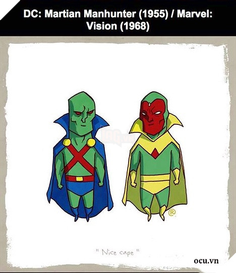 Những nhân vật tương đồng với nhau của DC comics và Marvel 7