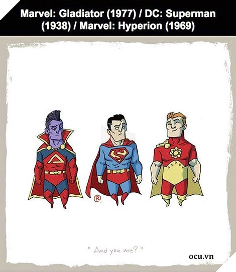 Những nhân vật tương đồng với nhau của DC comics và Marvel 4