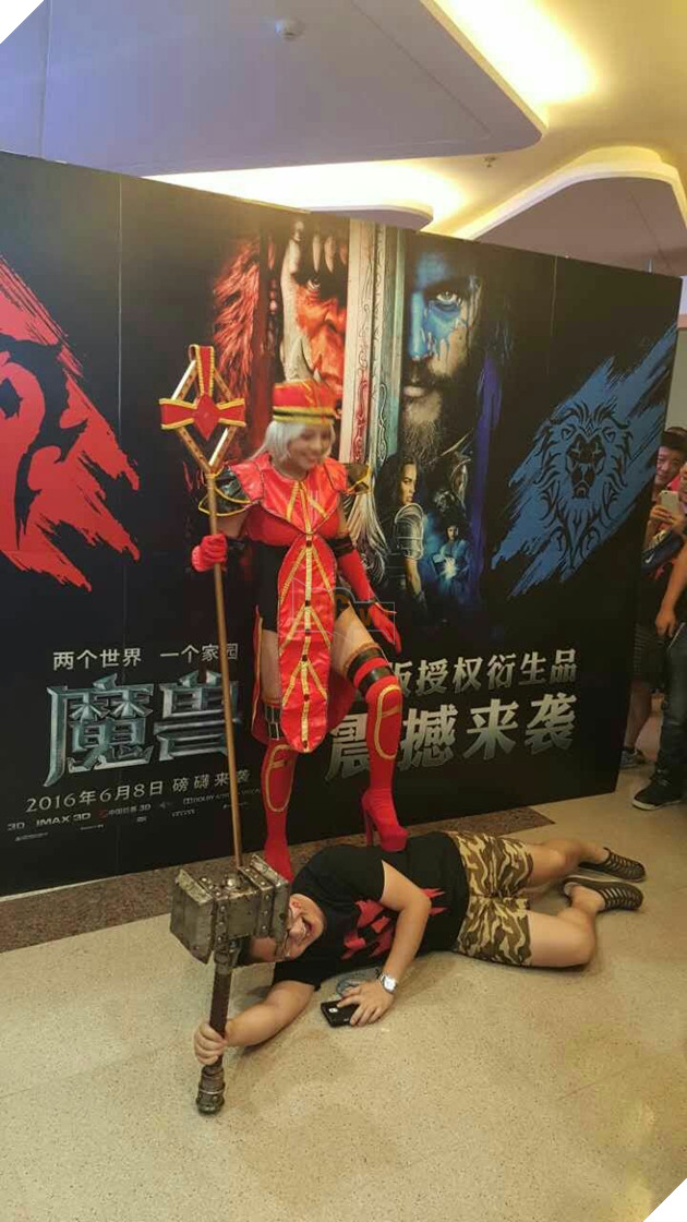 Các hoạt động vui nhộn tại sự kiện công chiếu Warcraft tại Trung Quốc 10