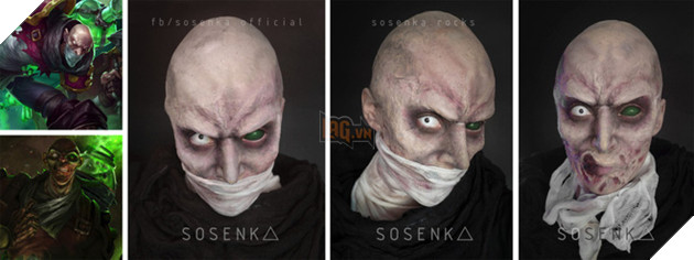 Choáng ngợp trước cô gái có khả năng 'cải trang' mọi tướng Liên Minh Huyền Thoại