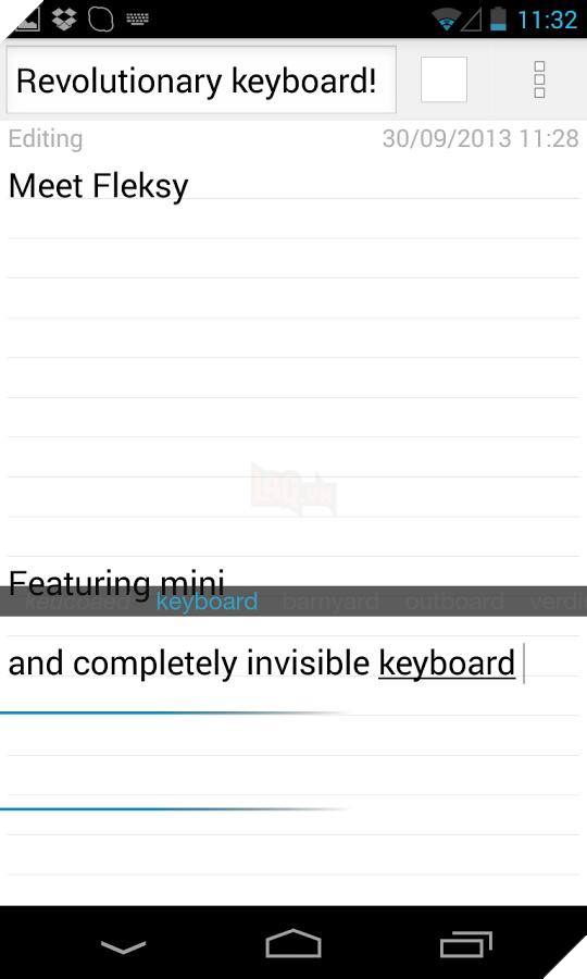 Ra mắt bàn phím "siêu ảo" mới lạ trên Android