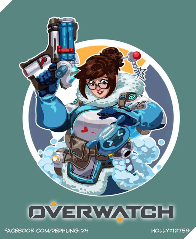 Nữ họa sĩ Việt Nam vẽ bộ tranh tướng Overwatch cực đỉnh