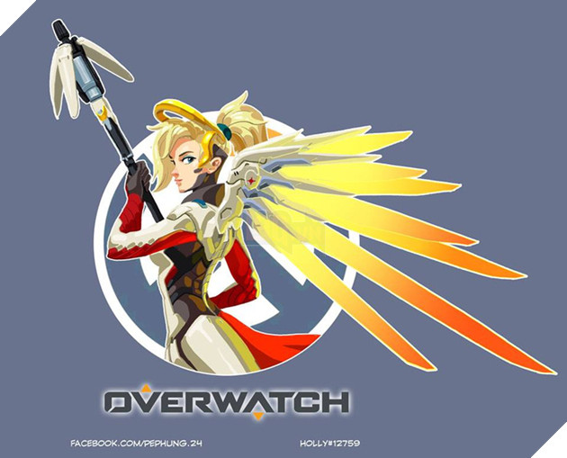 Nữ họa sĩ Việt Nam vẽ bộ tranh tướng Overwatch cực đỉnh