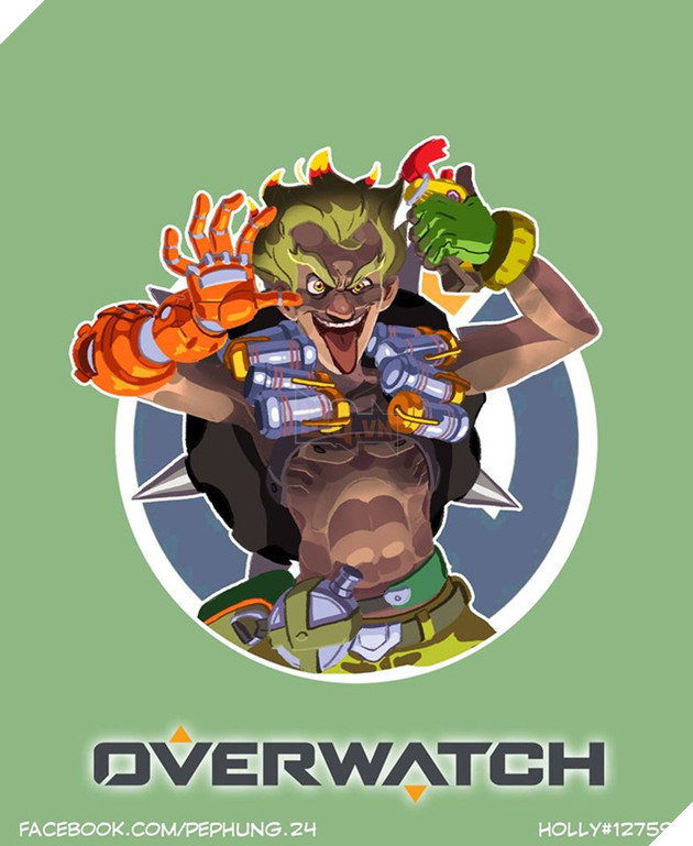 Nữ họa sĩ Việt Nam vẽ bộ tranh tướng Overwatch cực đỉnh