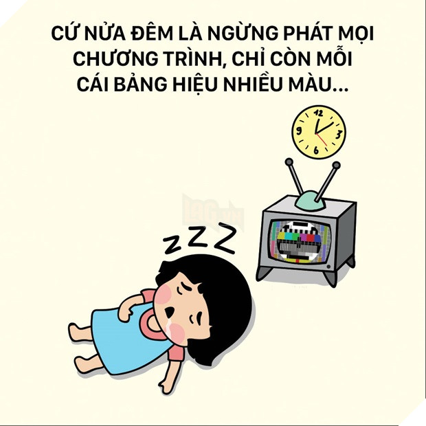 Có thời gian mấy kênh cùng chung một sóng, lại ngồi nhìn chằm chằm vào cái bảng hiệu, đếm ngược từng phút, từng giây đợi kênh yêu thích của mình "lên sóng".