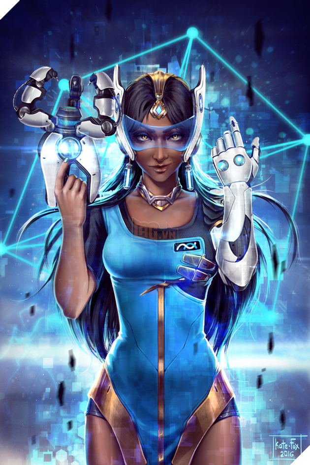 Hướng dẫn cách chơi tướng Symmetra - nữ tướng với khả năng teleport toàn bản đồ 6