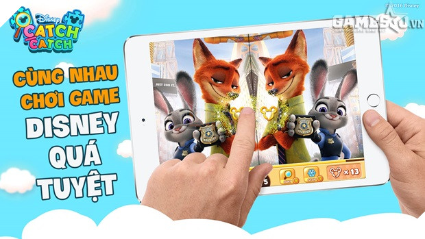 Những hình ảnh quen thuộc sẽ xuất hiện trong Disney Catch Catch