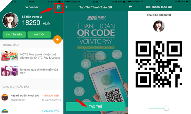 App VTCPay cập nhật 2.0.5 với tính năng mới - 124605