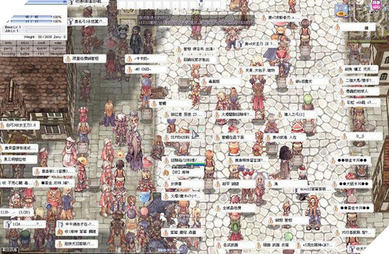 
Người chơi tập trung kín cả thành trong Ragnarok Online Đài Loan
