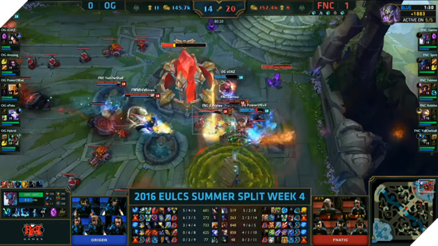 LCS Châu Âu: Trận chiến dài kỉ lục giữa Fnatic và Origen 3