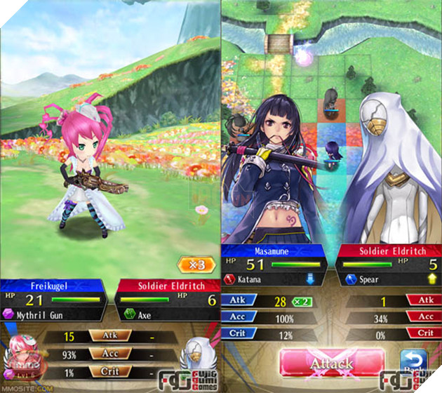 Game mobile nhập vai chiến thuật giống Mộc Đế đến từ Nhật Bản đã mở cửa