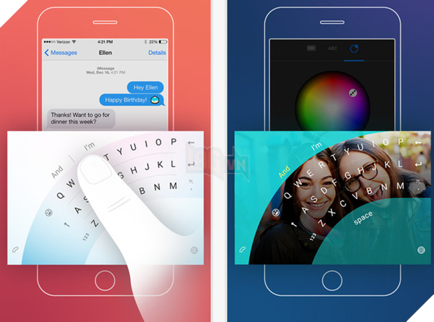 Ứng dụng bàn phím hỗ trợ gõ 1 tay trên iPhone của Microsoft đã lên sóng  2