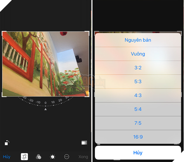 Các cách tạo ảnh tỷ lệ 16:9 trên iPhone 3