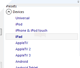 Chuyển đổi video sang định dạng cho iPhone hoặc iPad 3