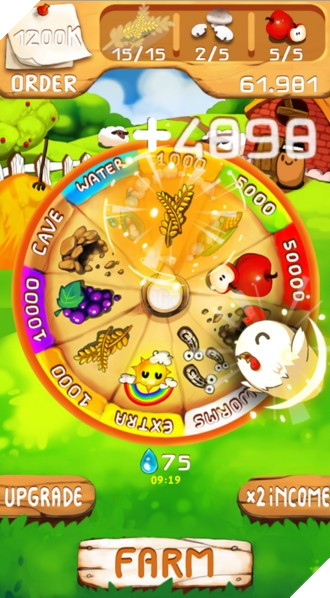 Lucky Farm Wheel - Xây dựng nông trại qua... vòng quay may mắn