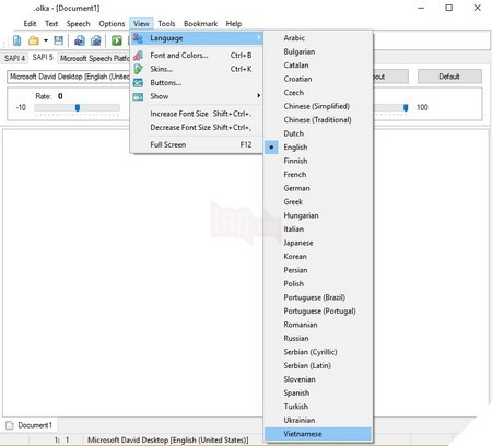 Phần mềm miễn phí giúp nâng cao kỹ năng nghe, đọc tiếng Anh