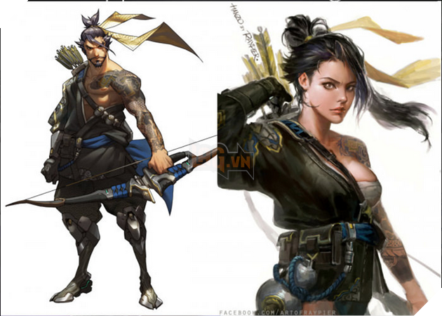 Khi các vị tướng trong Overwatch bị đảo lộn giới tính