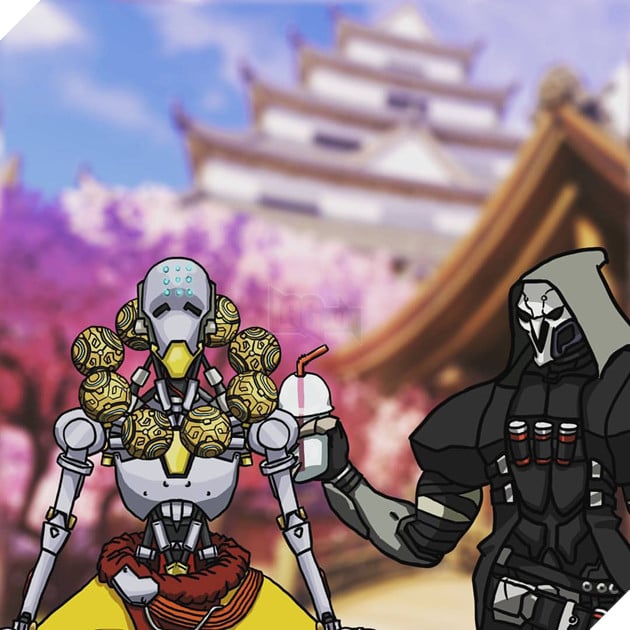 Reaper và Zenyatta - overwatch