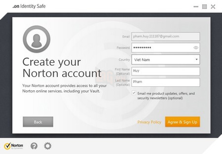 Norton Identify Safe: Công cụ quản lý mật khẩu đăng nhập hữu ích