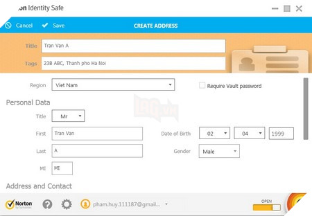 Nhấn “Save” để lưu lại thiết lập.