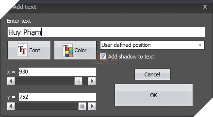 Cuối cùng nhấn OK để lưu lại các thiết lập.