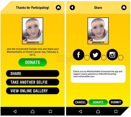 Ứng dụng di động giúp... tự cạo trọc đầu trong nháy mắt