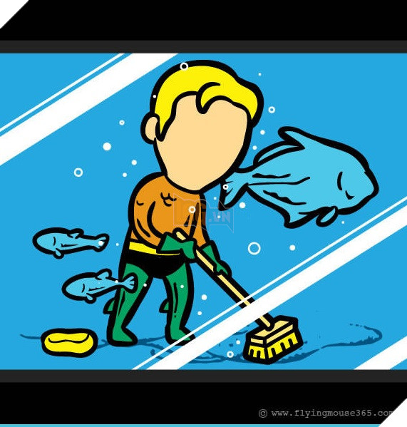 Cười thư giãn với bộ ảnh các siêu anh hùng sẽ làm gì khi thế giới quá hòa bình 23