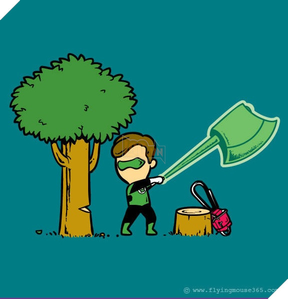 Cười thư giãn với bộ ảnh các siêu anh hùng sẽ làm gì khi thế giới quá hòa bình 27