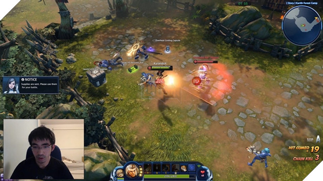 
Người chơi điều khiển 2 hero chứ không phải là 1 trong trận đấu
