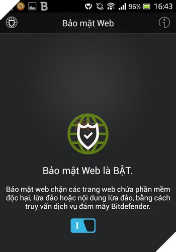 Dưới đây là những tính năng chính của ứng dụng BitDefender Mobile Security & Antivirus: