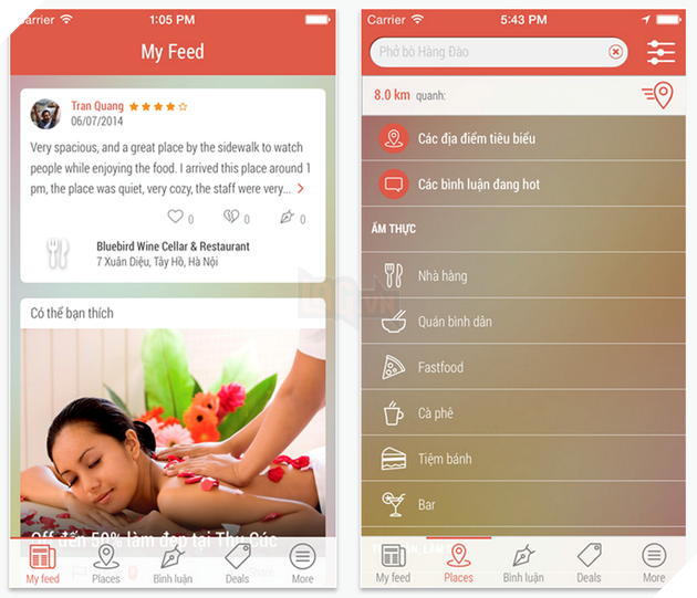 Những ứng dụng tìm địa điểm ăn, chơi dành cho người thích du lịch
