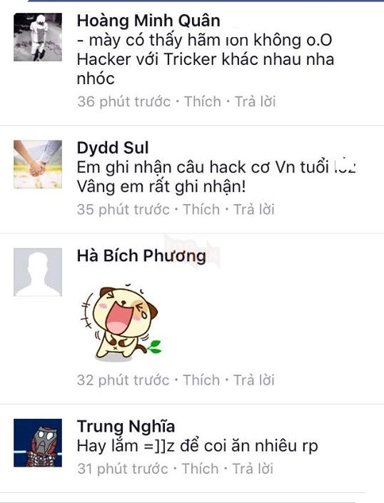 Chưa biết sợ, Em Plus gửi lời tuyên chiến với toàn bộ giới hacker Việt Nam 4