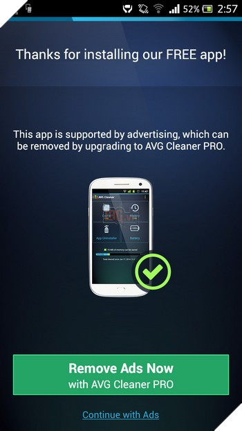 Giúp smartphone Android hoạt động ổn định hơn với AVG Cleaner
