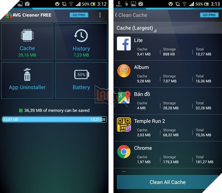 Giúp smartphone Android hoạt động ổn định hơn với AVG Cleaner