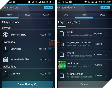 Giúp smartphone Android hoạt động ổn định hơn với AVG Cleaner