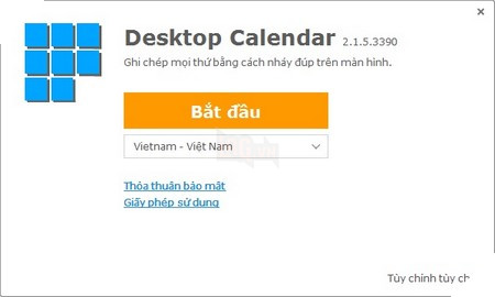 DesktopCal - Tờ lịch đa dụng và hữu ích cần có trên Windows