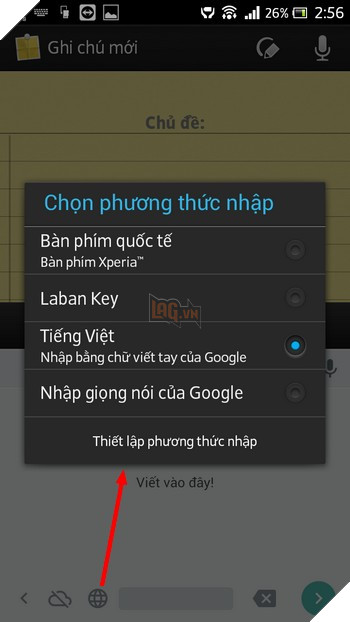 Như vậy, bạn đã hoàn tất các bước thiết lập của ứng dụng nhập bằng chữ viết tay của Google.