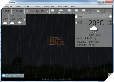 Phông nền khi trời đổ mưa vào ban đêm