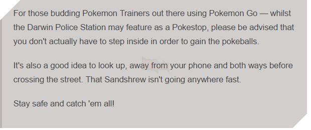 Pokemon Go: game thủ Úc "đột nhập" cả đồn cảnh sát...để lấy Pokeball