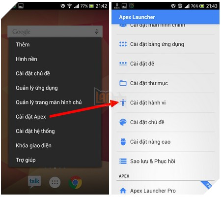 Mang giao diện mượt mà cùng nhiều tính năng hữu ích lên Android