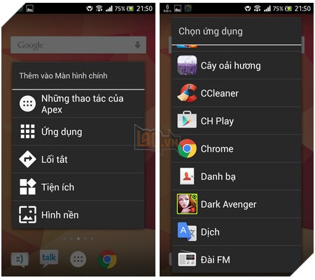 Mang giao diện mượt mà cùng nhiều tính năng hữu ích lên Android