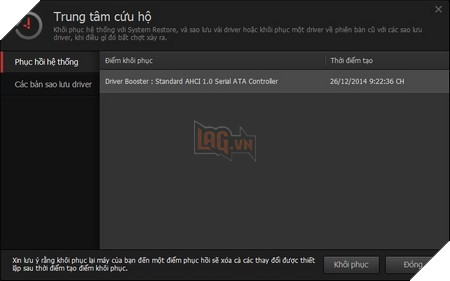 Bây giờ bạn đã có thể sử dụng Driver Booster với đầy đủ bản quyền và tính năng.