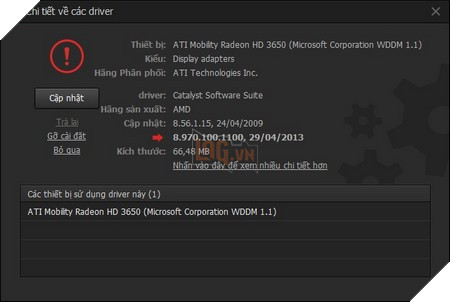 Bây giờ bạn đã có thể sử dụng Driver Booster với đầy đủ bản quyền và tính năng.