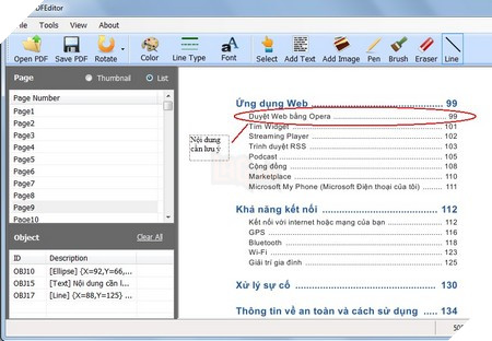 File PDF sau khi đã được chỉnh sửa và chú thích