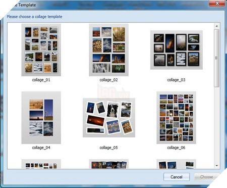 Một vài bức ảnh ghép mẫu đẹp mắt được tạo ra bởi CollageIt